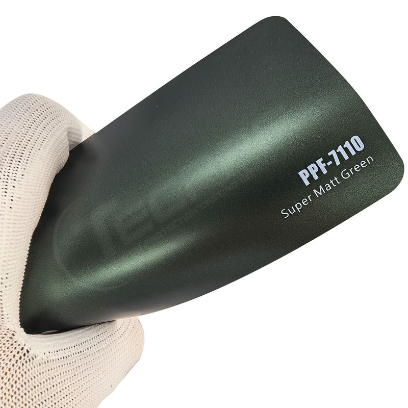 PPF-7110 সুপার ম্যাট গ্রিন কালার পেইন্ট প্রোটেকশন ফিল্ম ফর কার স্ক্র্যাচ